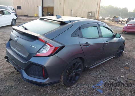2018 Honda Civic Sport from USA, damaged, VIN SHHFK7H4XJU415526